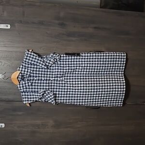 R&K Petite Checkered Dress